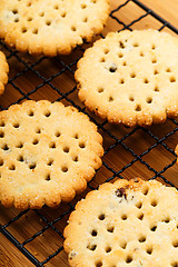 Image showing Homemade Raisin cookies