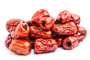 Image showing Red jujube isolated on white