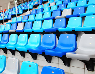 Image showing Seat in stadium