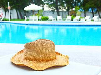 Image showing Swimming pool in resort