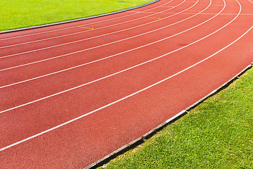 Image showing Athletic track