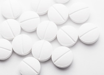 Image showing White pills