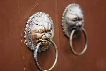 Image showing Chinese door handle