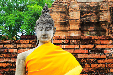 Image showing Ancient Buddha statue