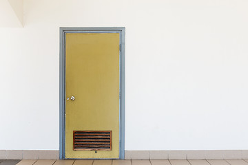 Image showing Closed door