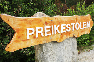 Image showing Preikestolen