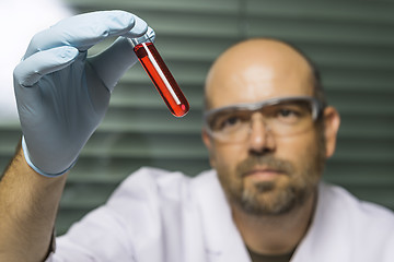 Image showing Scientific laboratory with test tube