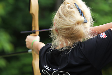 Image showing Female Archer