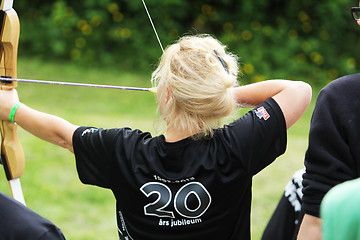 Image showing Female Archer