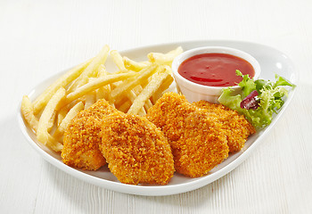 Image showing chicken nuggets