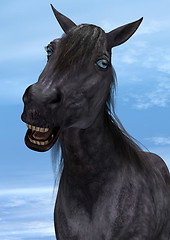 Image showing Smiling Horse