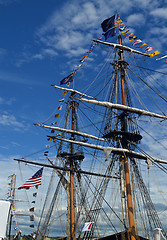 Image showing Big tall ship.