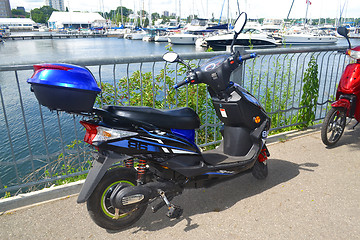 Image showing Modern scooter.