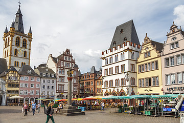 Image showing Market square in Trier Germany