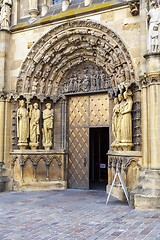 Image showing Trier. Sculptures  the cathedral 