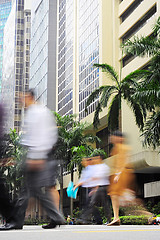 Image showing Singapore business people
