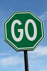 Image showing Go Sign