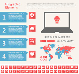 Image showing IT Industry Infographic Elements