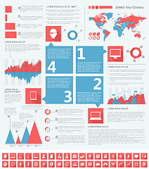 Image showing IT Industry Infographic Elements