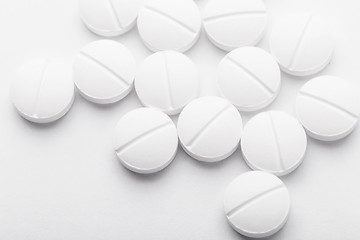 Image showing White pills