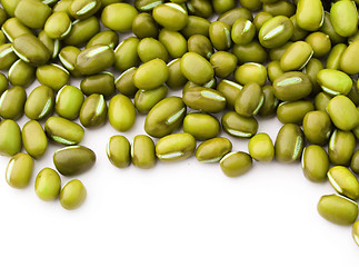 Image showing Mung bean isolated on white background