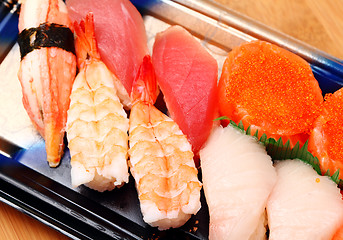 Image showing Sushi take away