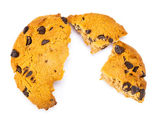 Image showing Crashed Chocolate Cookies