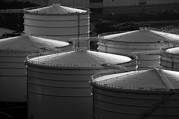 Image showing Oil tank in cargo terminal service centre