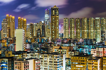 Image showing Hong Kong cityscape at night