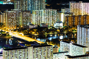 Image showing Cityscape at night