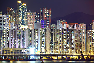 Image showing Residential district in Hong Kong