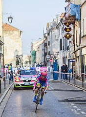 Image showing The Cyclist Ulissi Diego- Paris Nice 2013 Prologue in Houilles