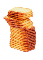 Image showing Stack of Crackers