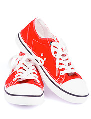 Image showing Red Gym Shoes