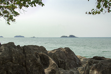 Image showing The beach at the hotel Fmari