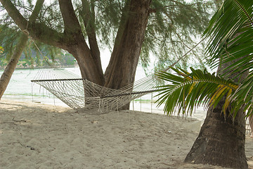 Image showing The beach at the hotel Fmari