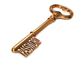 Image showing Password - Golden Key.