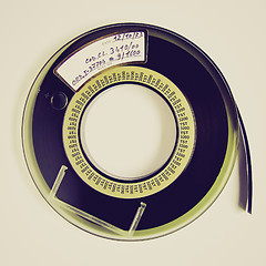 Image showing Retro look Tape reel