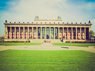 Image showing Retro look Altesmuseum Berlin