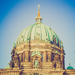 Image showing Retro look Berliner Dom