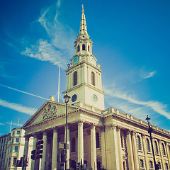 Image showing Vintage look St Martin church London