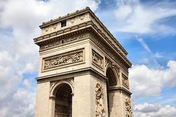 Image showing Paris Triumphal Arch