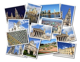 Image showing Vienna postcards