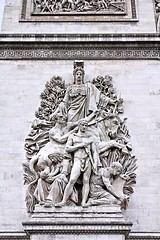 Image showing Triumphal Arch, Paris