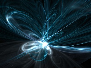 Image showing Blue abstract