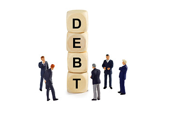 Image showing Debt