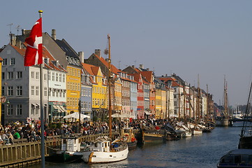 Image showing Nyhavn in Copenhagen