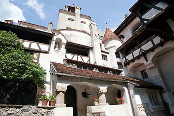 Image showing Bran castle inner yard