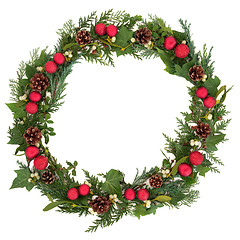 Image showing Christmas Wreath