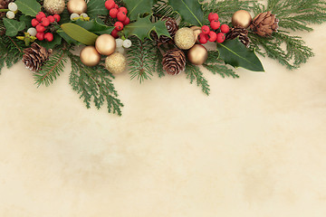 Image showing Christmas Decorative Border